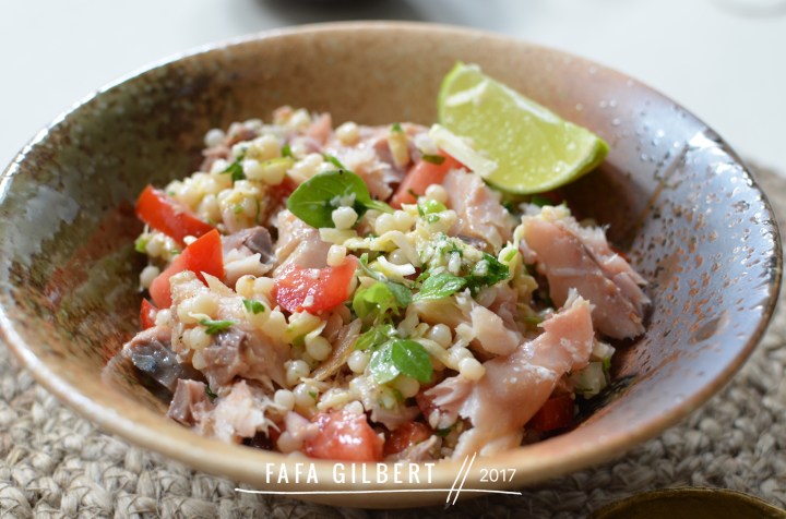 SMOKY MACKEREL & GIANT COUSCOUS&nbsp;SALAD