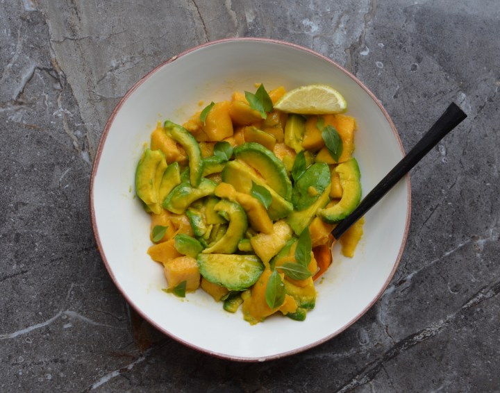 AVOCADO, MANGO and GHANAIAN BASIL&nbsp;SALAD