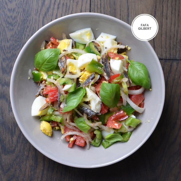 GHANAIAN SMOKED HERRING SALAD&nbsp;RECIPE