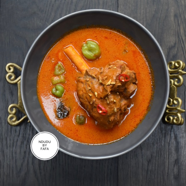 SLOW COOKED LAMB SHANK IN MUSKMELON SEEDS ( WREWRE SOUP&nbsp;RECIPE).