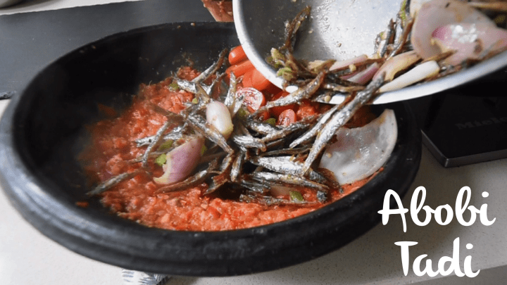The tastiest way to cooking Dried Anchovies (Abobi&nbsp;Tadi)